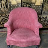 Fauteuil crapaud époque Napoléon III
