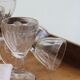 Set of 6 old shot glasses