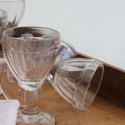 Set of 6 old shot glasses