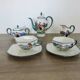 Basque ceramic René Gaïtaud, breakfast duo, 1960