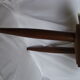 Plant holder tripod in red formica