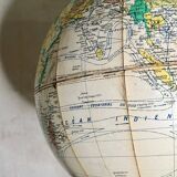 Globe on wooden stand, 20th century