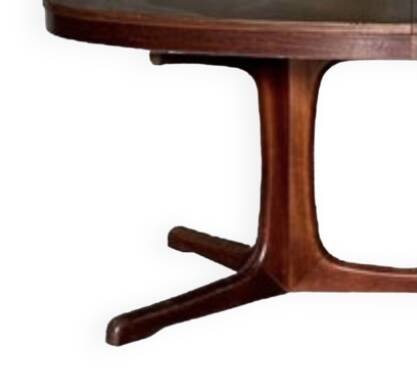 Table à manger scandinave vintage en teck