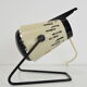 Mid-century infra table lamp,r ed light, circa 1980's