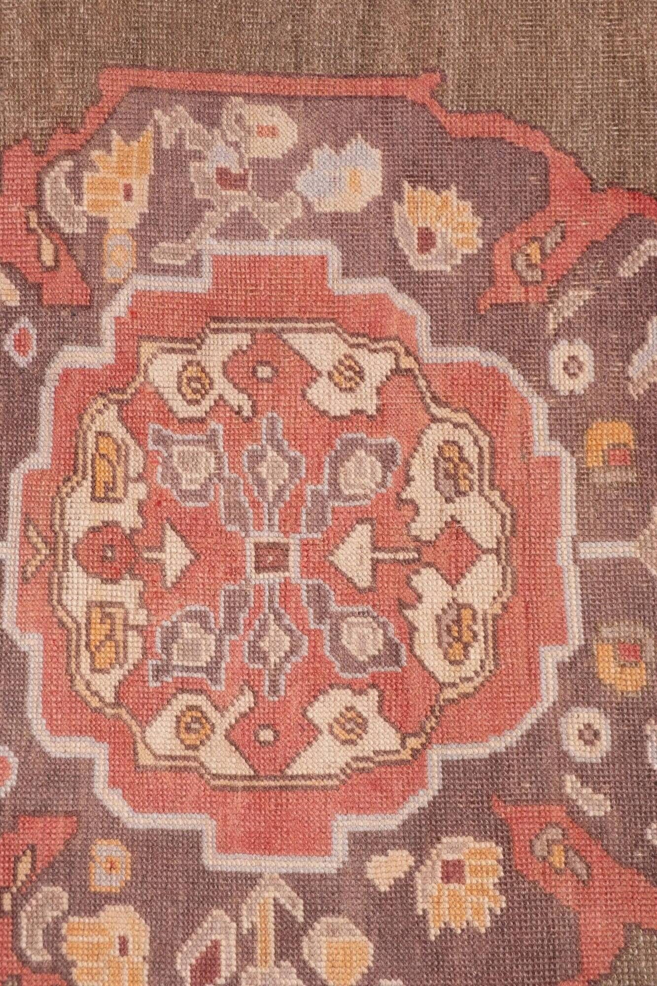Vintage Turkish handmade rug 153x258 cm