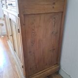 Old Parisian sideboard in raw wood