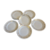 16 flat gold plates from Orchies porcelain
