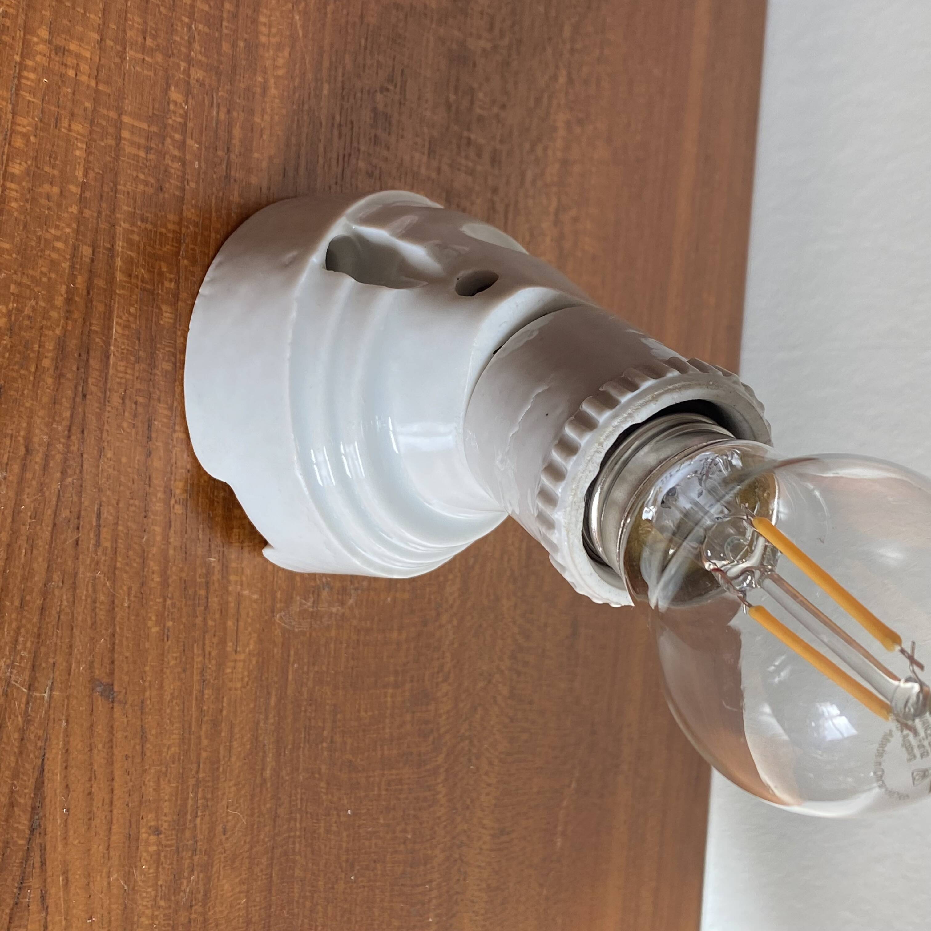 Ceramic porcelain wall light garage workshop