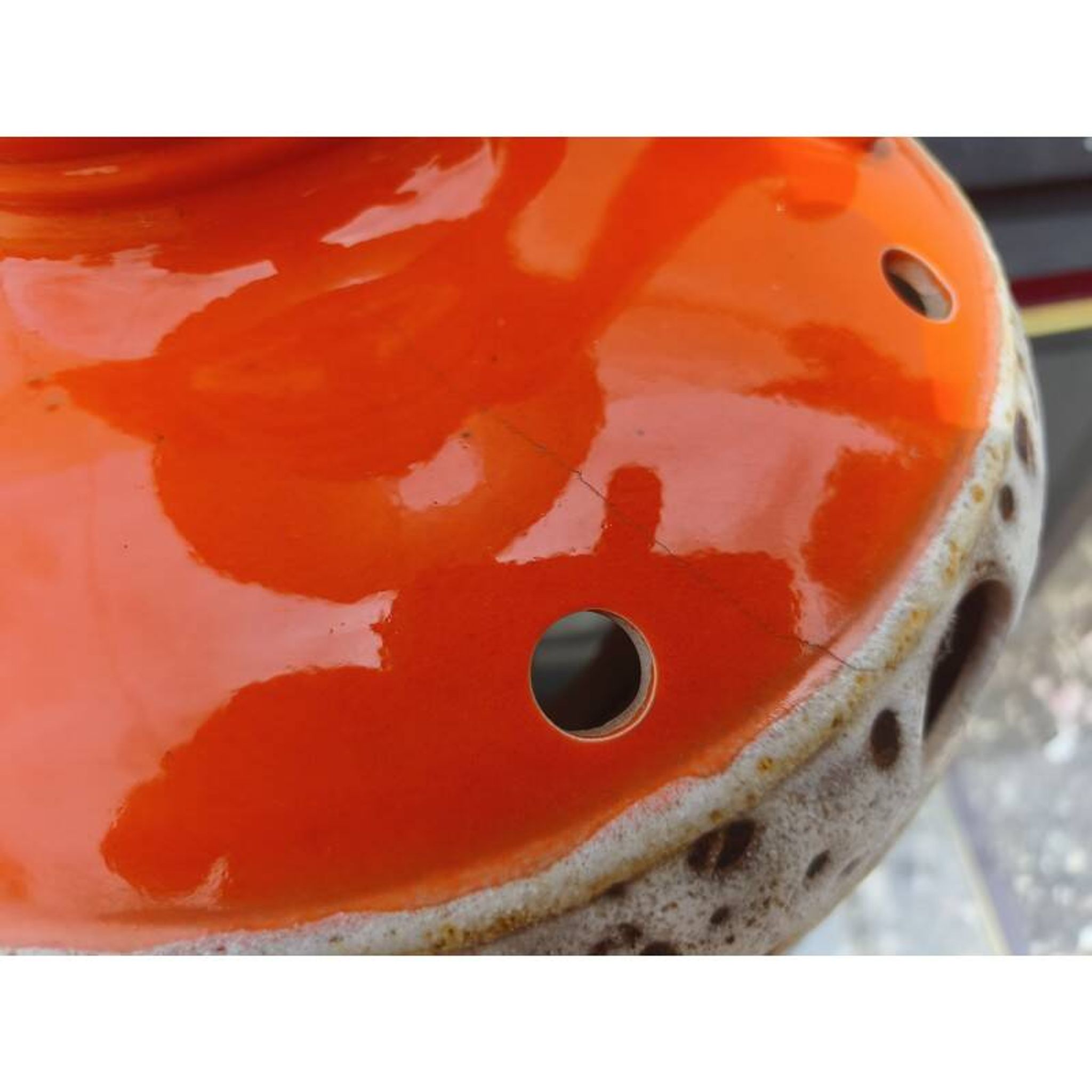 Vintage lamp from the 70s, ceramic.