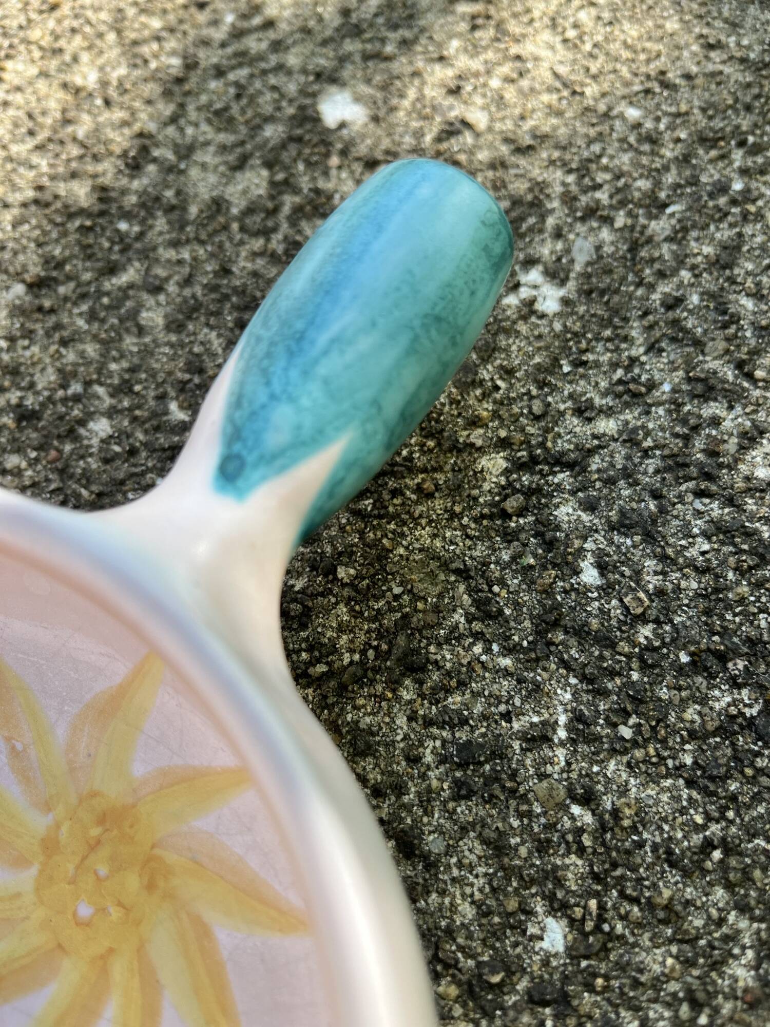 Fifties Vallauris style flower pan