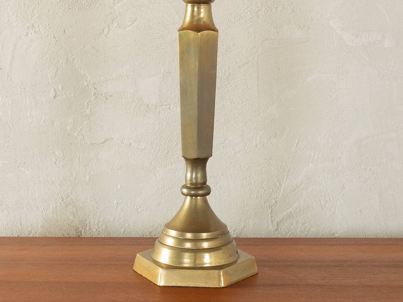 2x Large brass Table Lamps from the 60s