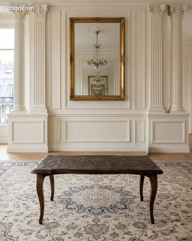 Sculptural coffee table with character