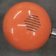 1970s Italian Orange Space Age Adjustable Gooseneck Table Lamp