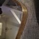 Mirror freeform asymmetrical modernist 50 60 s 58x40cm