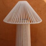 Lampadaire chapeau blanc cassé en coton