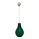 Green opaline water drop pendant light from the 50s/60s