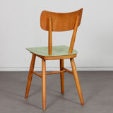 Vintage wooden chair produced by Ton, 1960