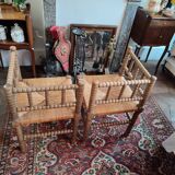 Paire de chaises "coin du feu"