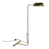 Mid-century floor lamp with counterweight in brass, 1960s