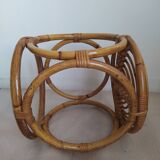 Vintage bamboo stool