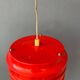Vintage red Danish mid-century pendant lamp