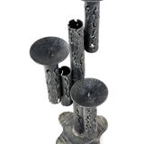 Brutalist floor candlestick