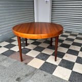 Table extensible en teck vintage