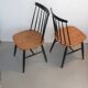 Paire de chaises suédoises Fanett Ilmari Tapiovaara 1960