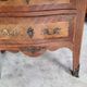 Small antique rosewood secretary with marble top ref je