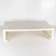 Coffee table in bone.