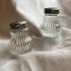 New vintage salt shaker and pepper shaker