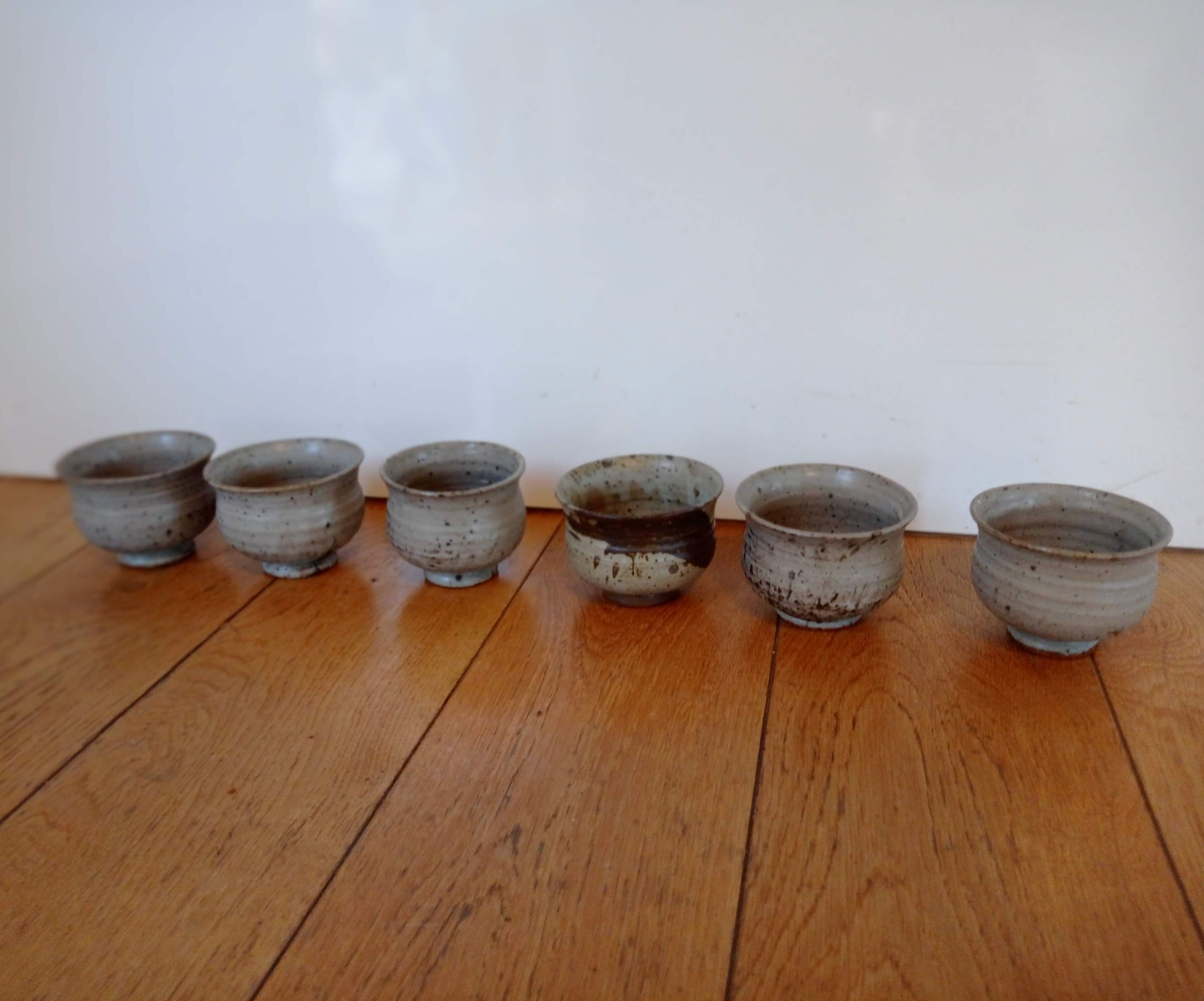 6 La Borne Digan stoneware bowls