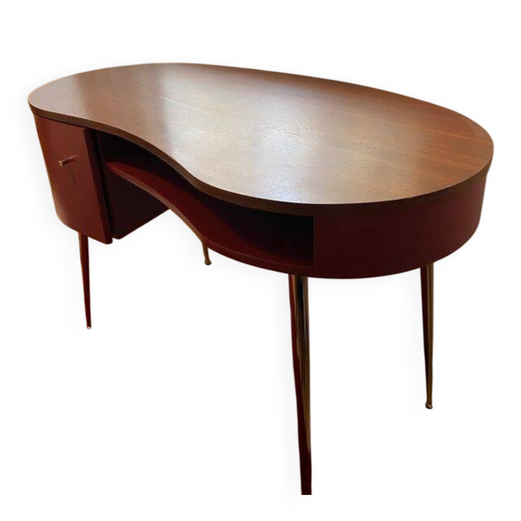 Walnut desk bordeaux
