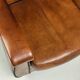 Set of 2 sheepskin club armchairs