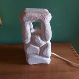 Albert Tormos carved stone lamp