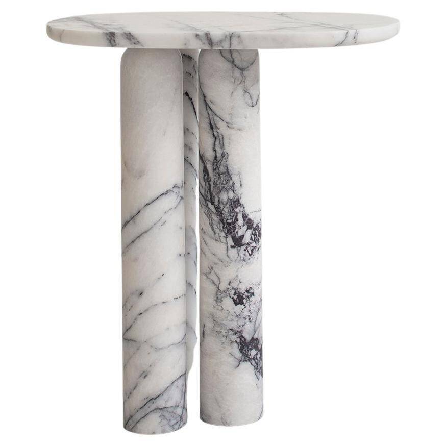 Trio No 3 White Lilac Side Table