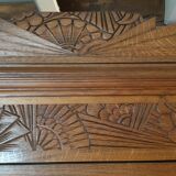 Wardrobe in solid oak