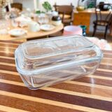 Vintage Duralex butter dish