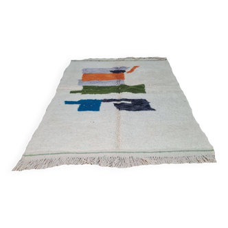 Tapis berbère en laine fait main 250 x 150 cm