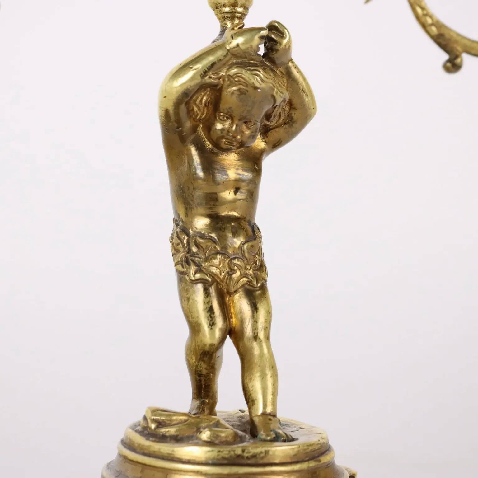 Antique dressing mirror in bronze, Europe, 19th-20th century