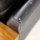 Scandinavian leather sofa, Möbel-Ikea, Sweden, 1960