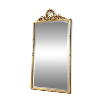 Antique gilded mirror Louis-Philippe Louis XVI
