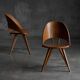 Mid-century plywood dining chairs, Italy, 1950s