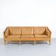 3-seater sofa in cognac leather, Georg Thams, 1960s, Grant Mobelfabrik, publisher