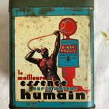 Diase Progil decorated metal box