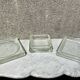Glass brick lumax nevada empty pocket ashtray vintage 60s
