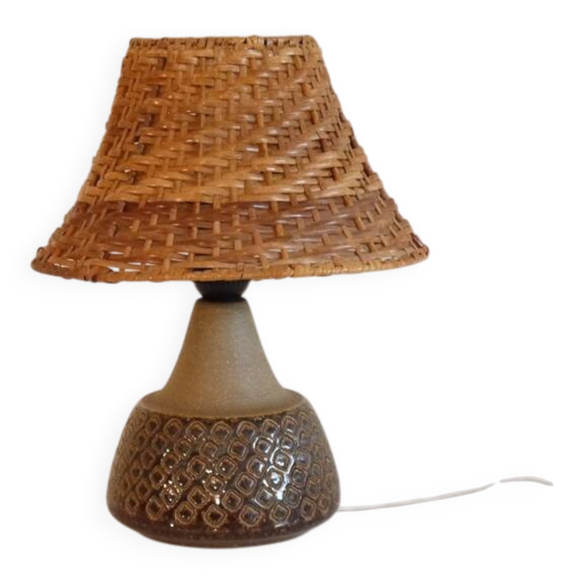 Danish ceramic lamp from Soholm