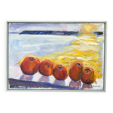 Vintage Expressionists Oil on Canvas with Apples, Signed by Bengt Anders