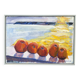 Vintage Expressionists Oil on Canvas with Apples, Signed by Bengt Anders