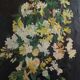 Peinture à l'huile, pastel vintage "bouquet de fleurs"